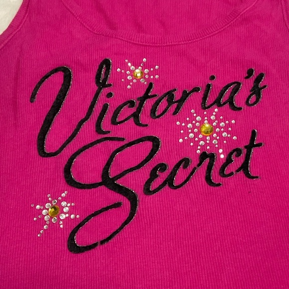 Rare Victoria's Secret Vintage Fuchsia Tank Top - Picture 6 of 7